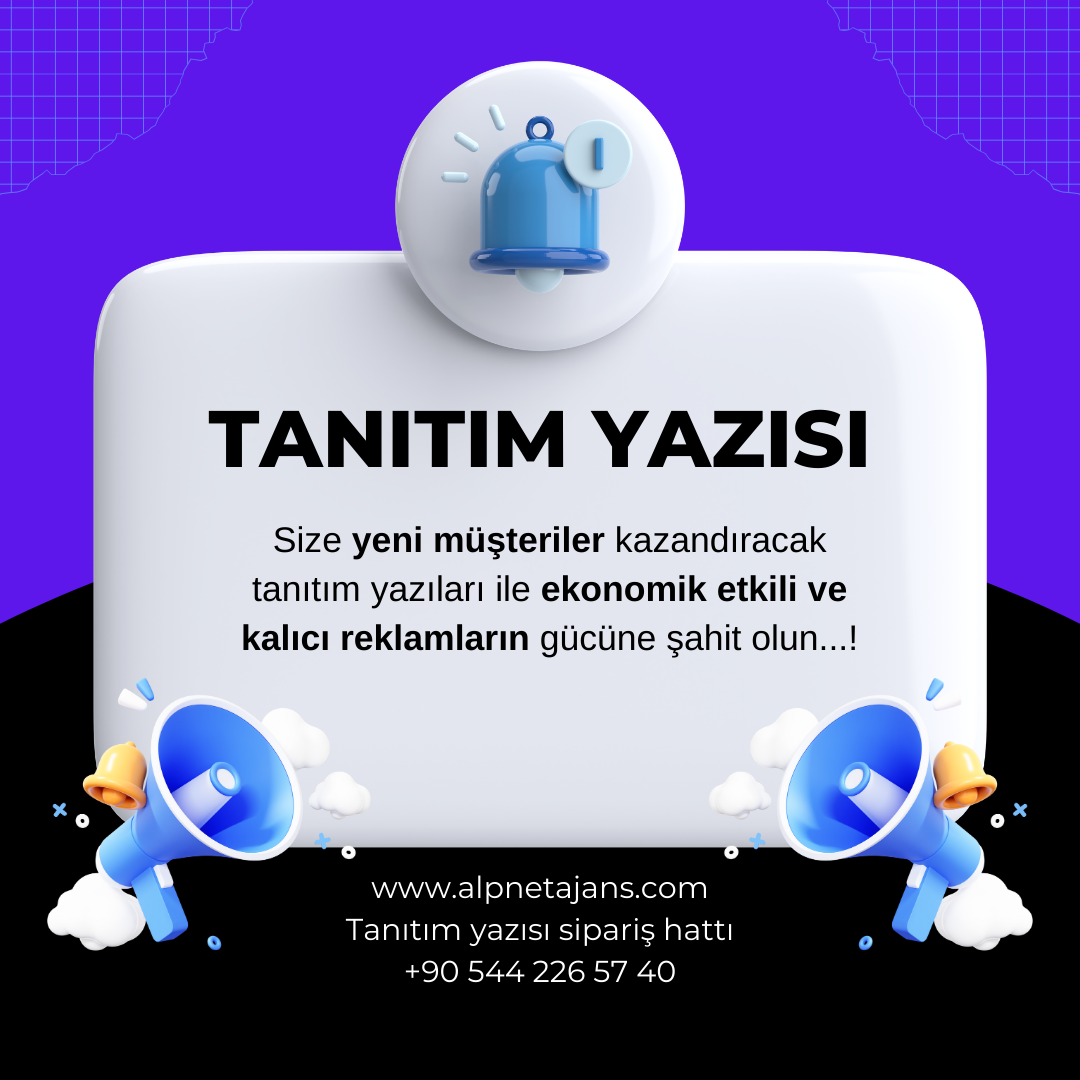 TANITIM YAZISI BACKLİNK SATIŞI