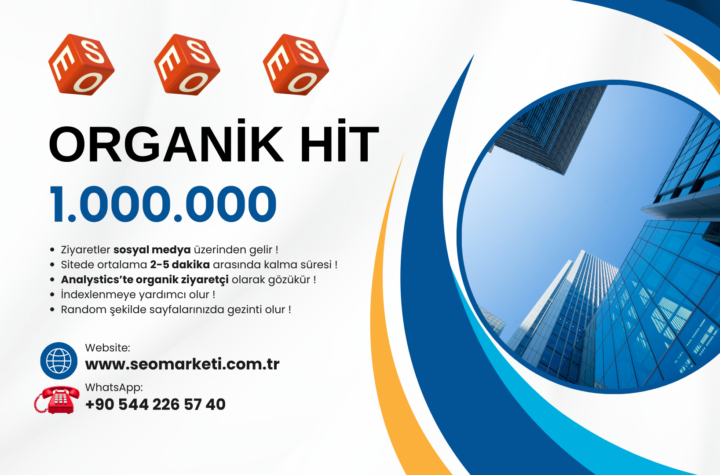 Organik Hit: 1.000.000 Trafik Ziyaretçi Servisi ile Web Sitenizi Zirveye Taşıyın!